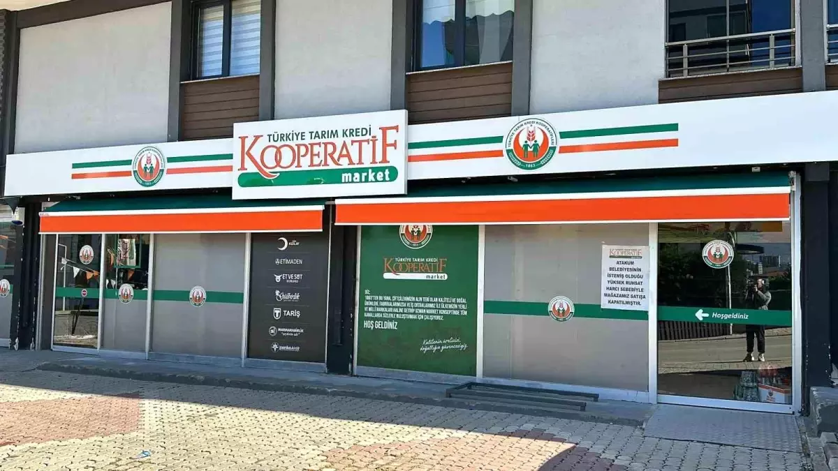 Samsun\'da Tarım Kredi Kooperatifi Marketleri Mühürlendi