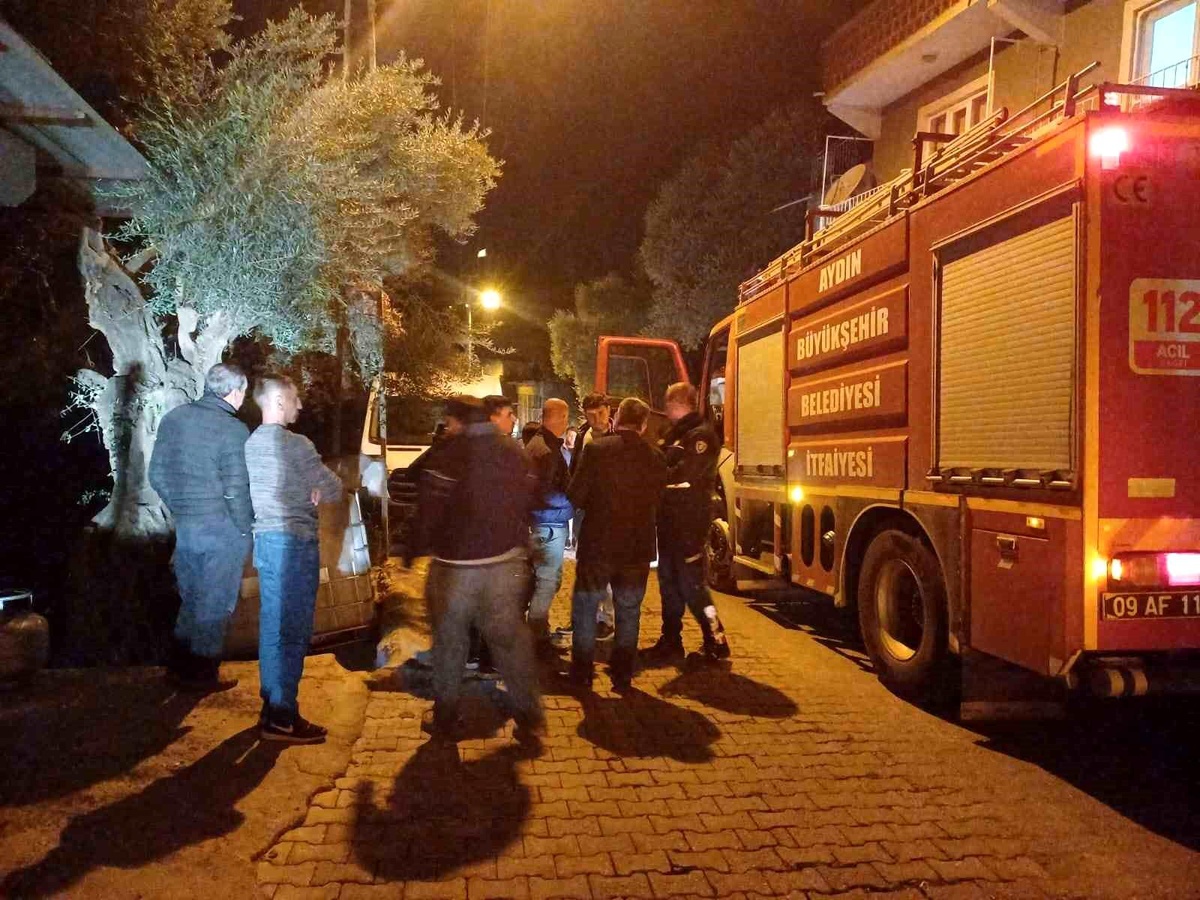Aydın\'da Yangın Mahallelinin Müdahalesiyle Kontrol Altına Alındı