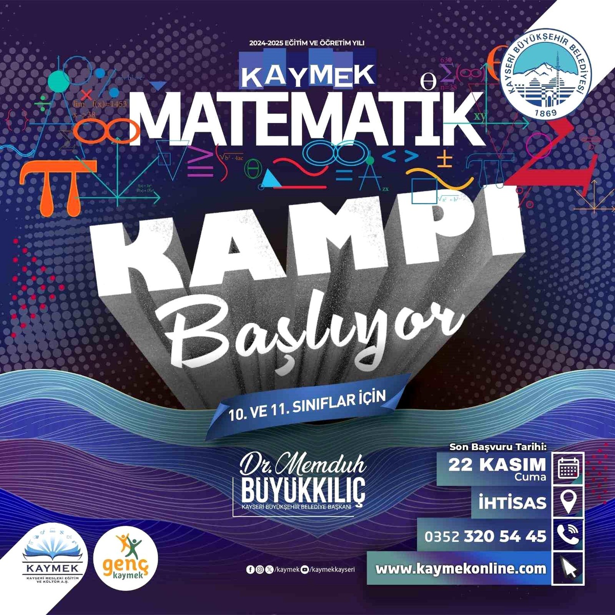 Kayseri\'de Matematik Kampı Kayıtları Başladı