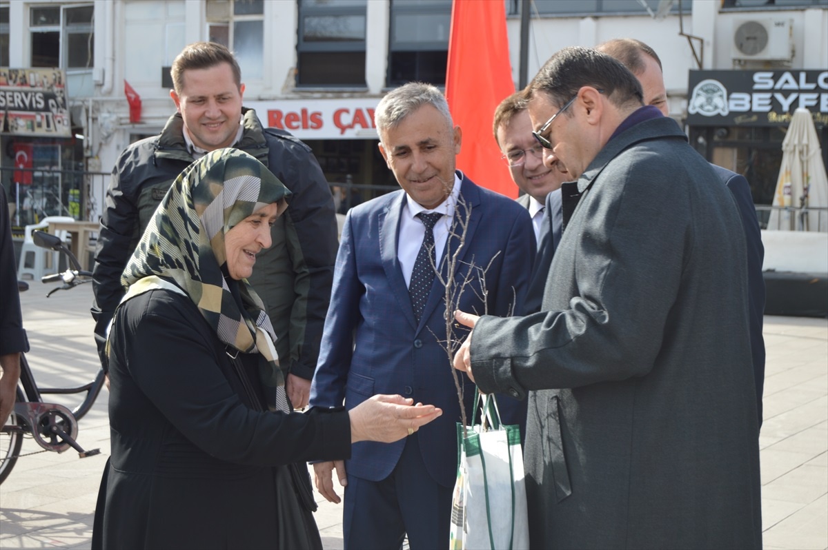 Kütahya\'da Fidan Dağıtımı Yapıldı