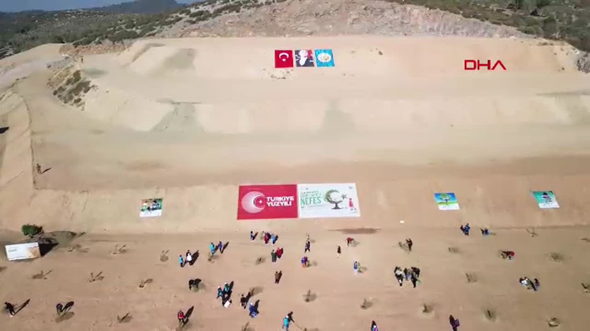 Muğla\'da 20 Bin Fidan Dikildi