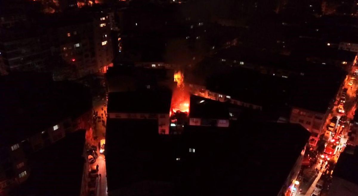 Bursa\'da Yangın Panik Yarattı