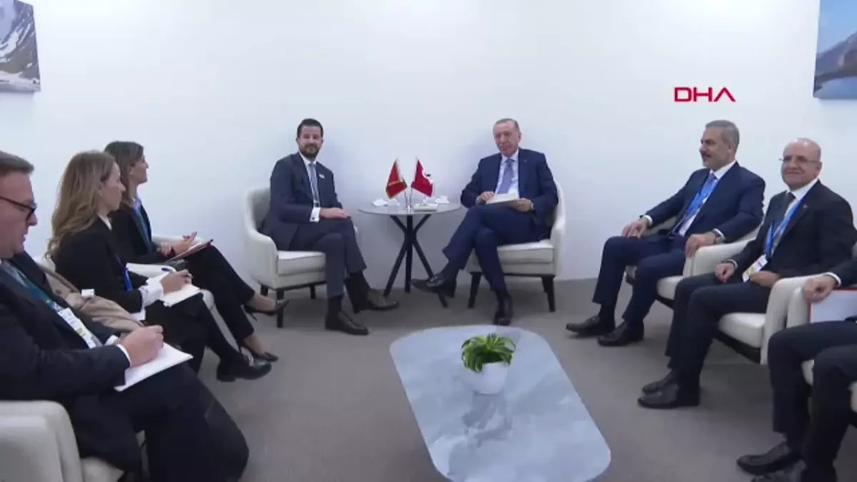 Cumhurbaşkanı Erdoğan, Karadağ Cumhurbaşkanı Milatovic ile görüştü