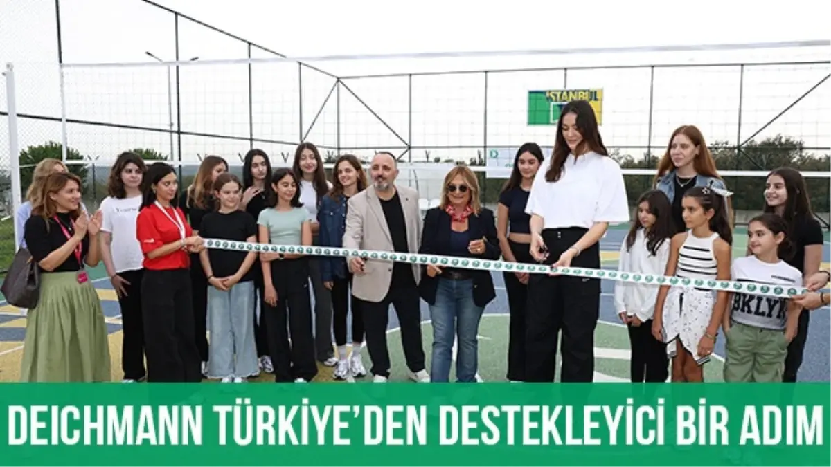 Deichmann Türkiye\'den Destekleyici Bir Adım: Koruncuk Vakfı İçin Çok Fonksiyonlu Spor Sahası