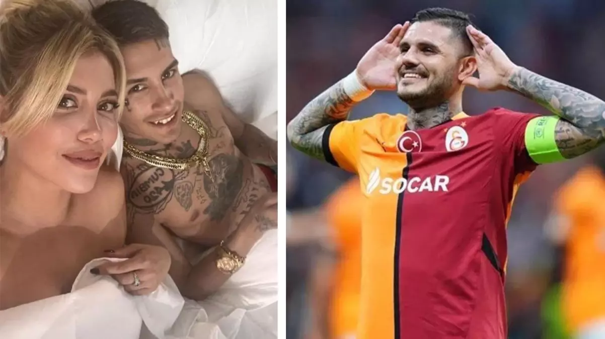 Wanda Nara\'dan Icardi\'ye: Galatasaray\'ını Bana Tercih Etti