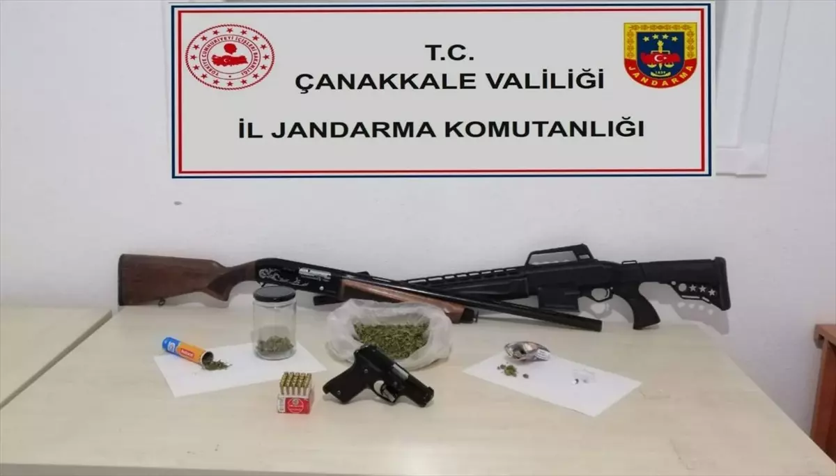 Çanakkale\'de Esrar Operasyonu: 3 Gözaltı