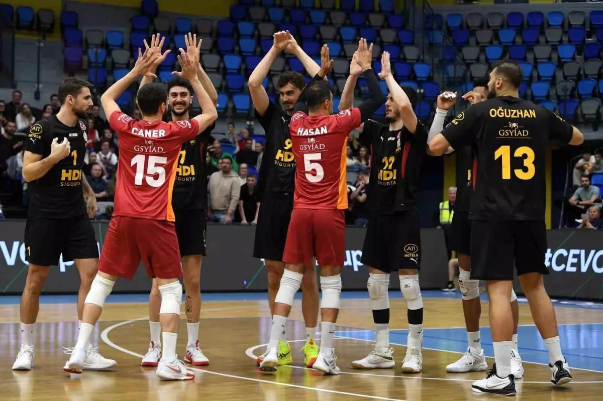 Galatasaray’dan CEV Kupası\'nda Önemli Galibiyet