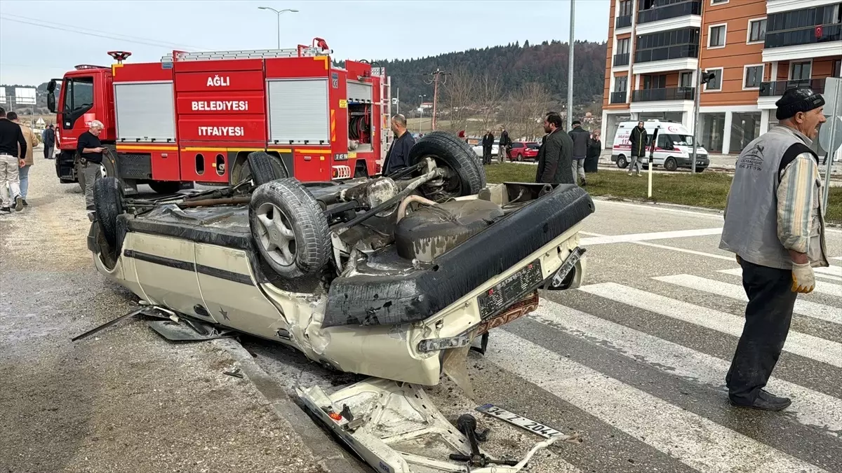 Kastamonu\'da Trafik Kazası: 2 Yaralı