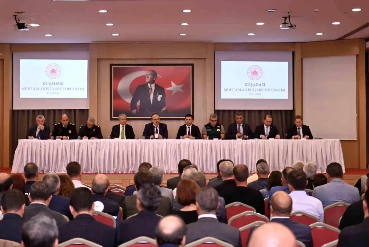 Vali Canbolat Muhtarlarla Buluştu