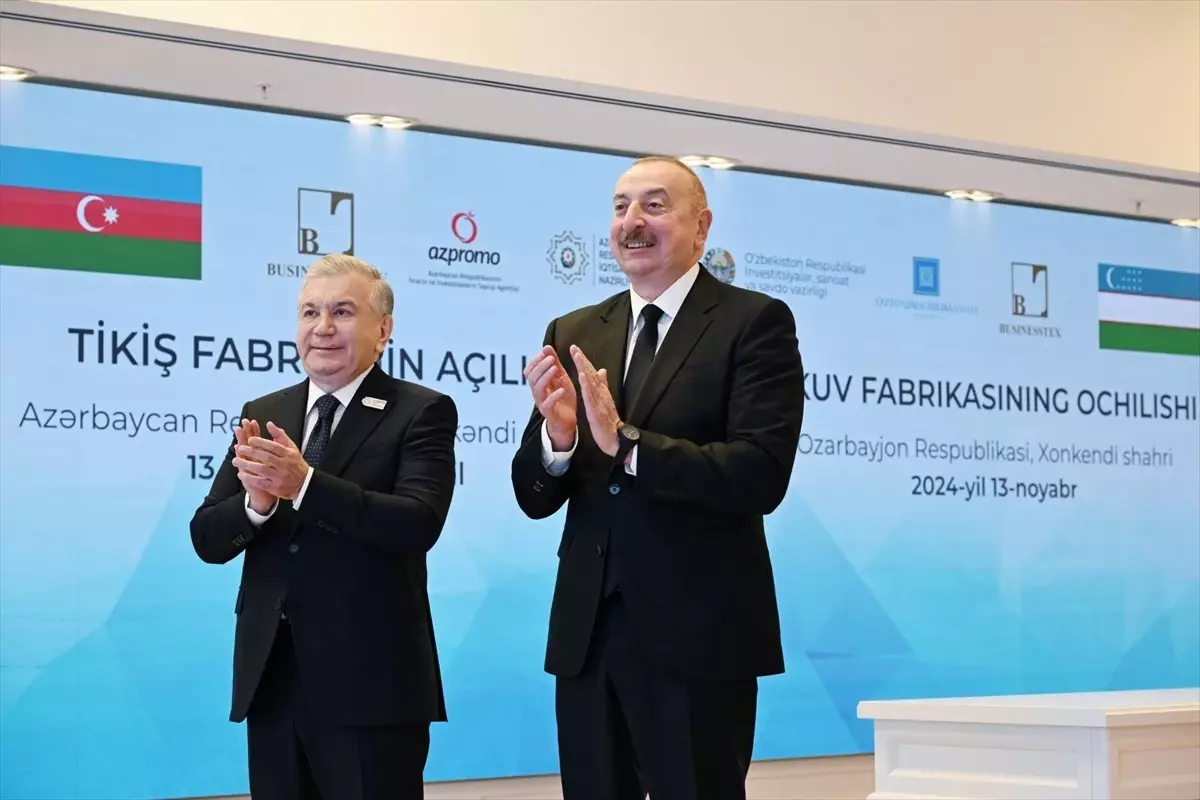 Azerbaycan ve Özbekistan\'dan Fabrika Açılışı