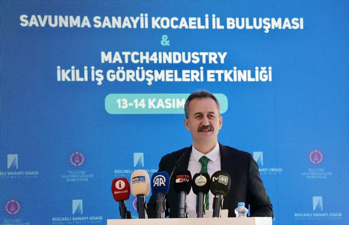 Savunma Sanayii Başkanı Görgün "Match4Industry İkili İş Görüşmeleri" etkinliğinde konuştu Açıklaması