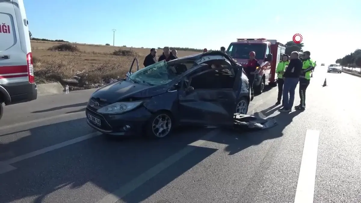 Çanakkale\'de takla atıp, 100 metre sürüklenen otomobilin sürücüsü 9 gün sonra hayatını kaybetti