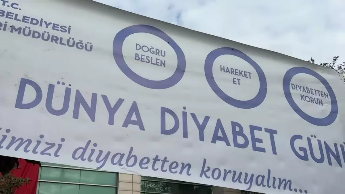 Gemlik Belediyesi Diyabet Günü\'nü Kutladı: 472 Kişinin Kan Şekeri Ölçüldü