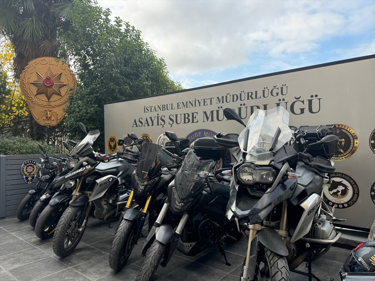 İstanbul\'da Motosiklet Hırsızlarına Operasyon