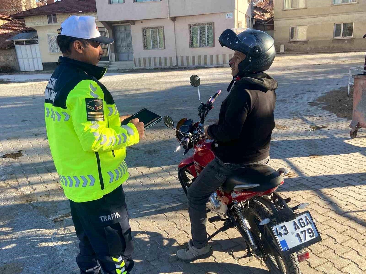 Kütahya’da Motosiklet Denetimi