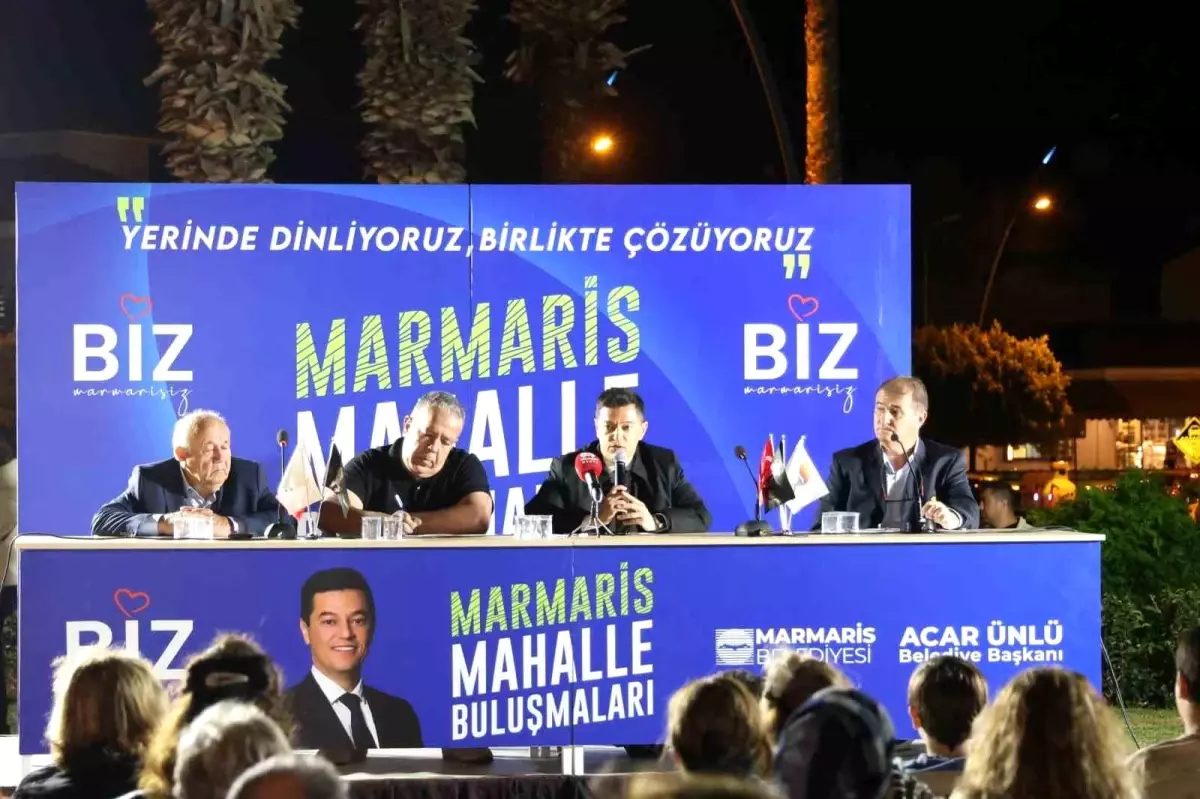 Marmaris\'te \'Mahalle Buluşmaları\' ile Vatandaşların Sesi Dinleniyor