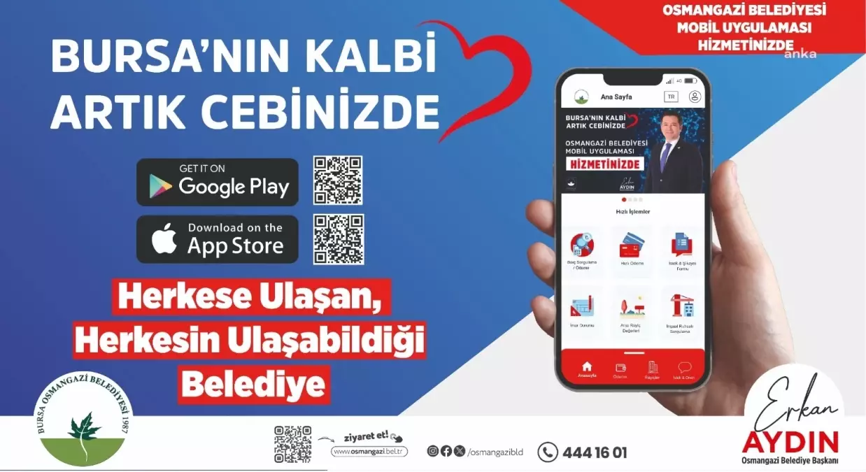 Osmangazi Belediyesi\'nin Yeni Mobil Uygulaması Hizmete Sunuldu