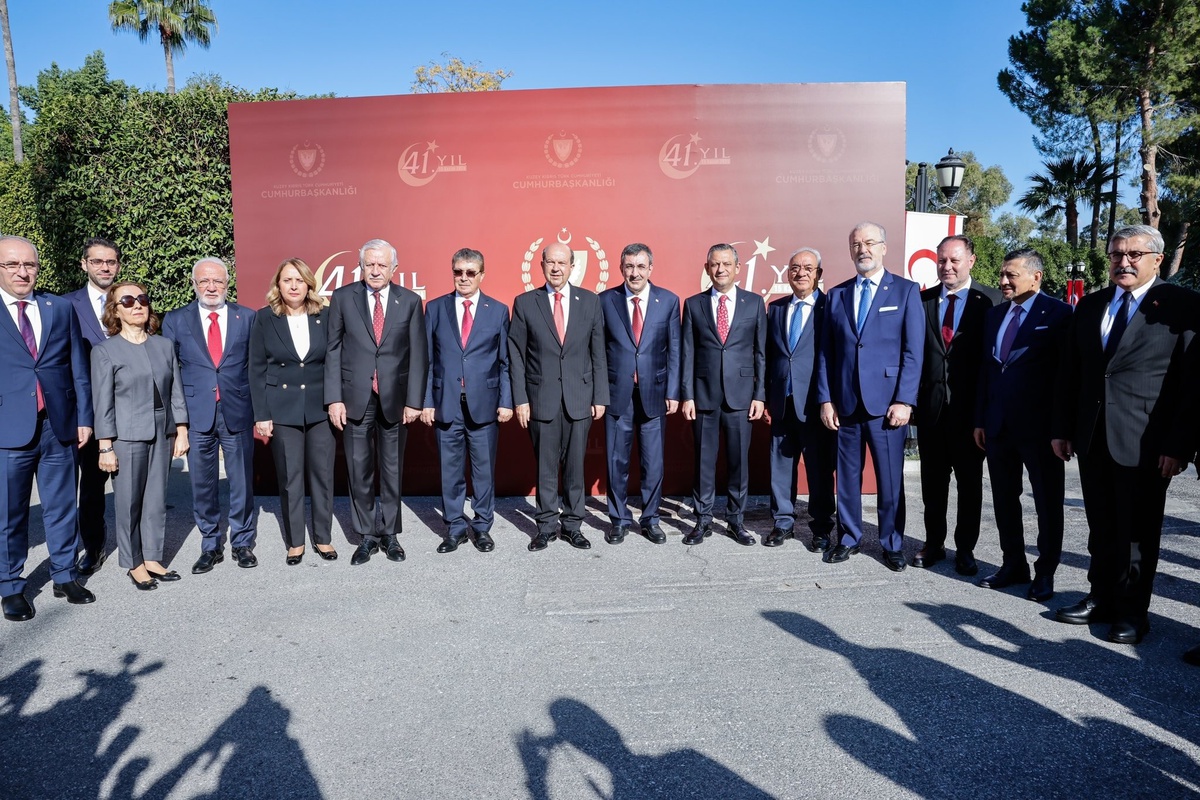 Cumhurbaşkanı Yardımcısı Cevdet Yılmaz, KKTC 41. Kuruluş Yıl Dönümünü Kutladı