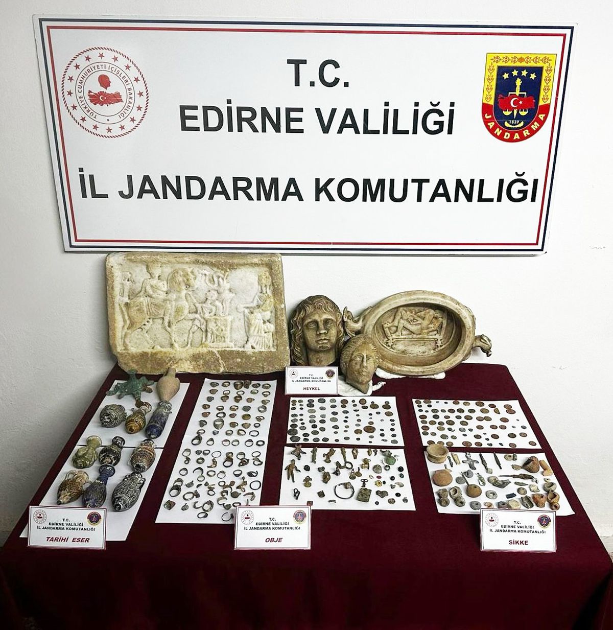 Edirne\'de 355 Tarihi Eser Ele Geçirildi