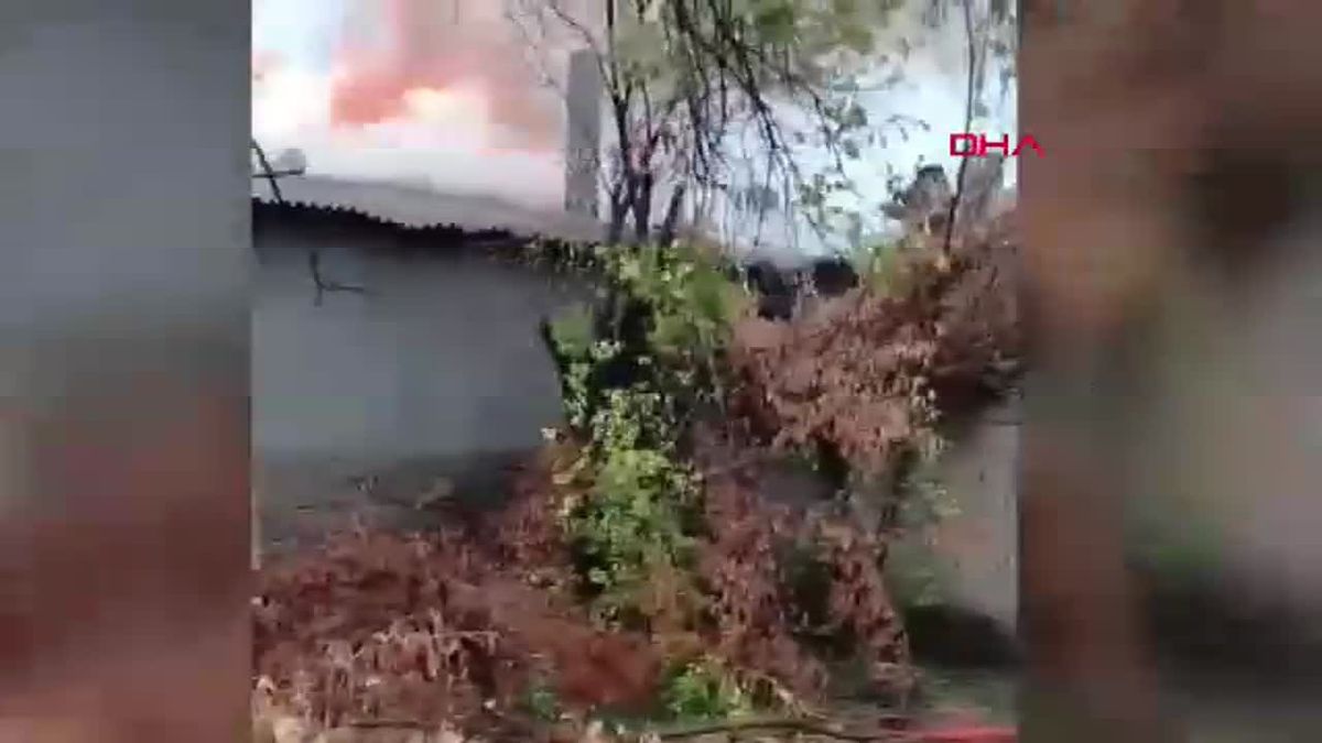 Edirne\'de Sobadan Çıkan Yangın Evde Hasara Neden Oldu