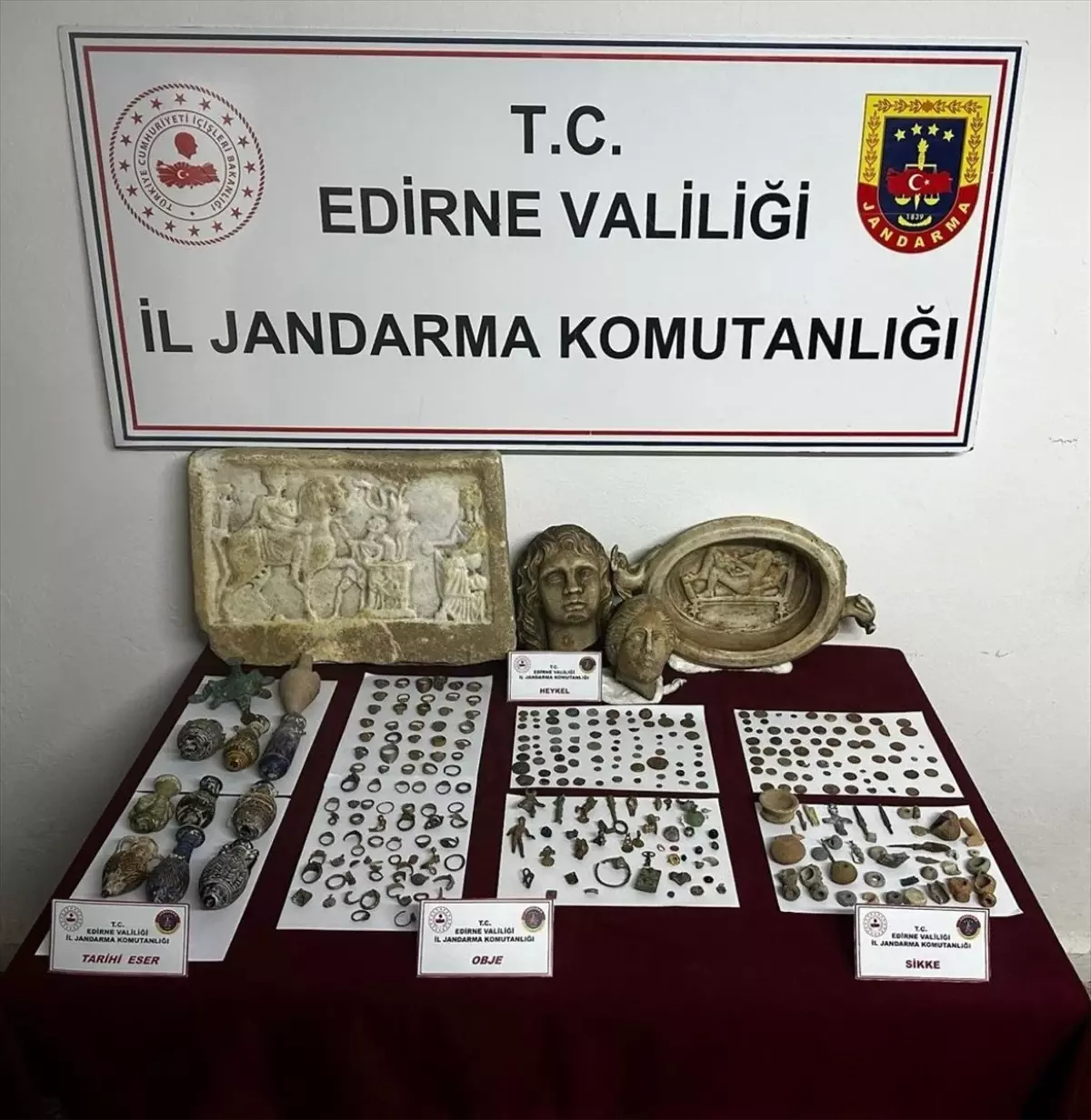 Edirne\'de Tarihi Eser Operasyonu