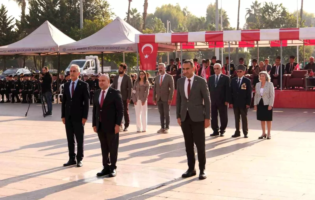 KKTC\'nin kuruluşunun 41. yıl dönümü Mersin\'de törenle kutlandı