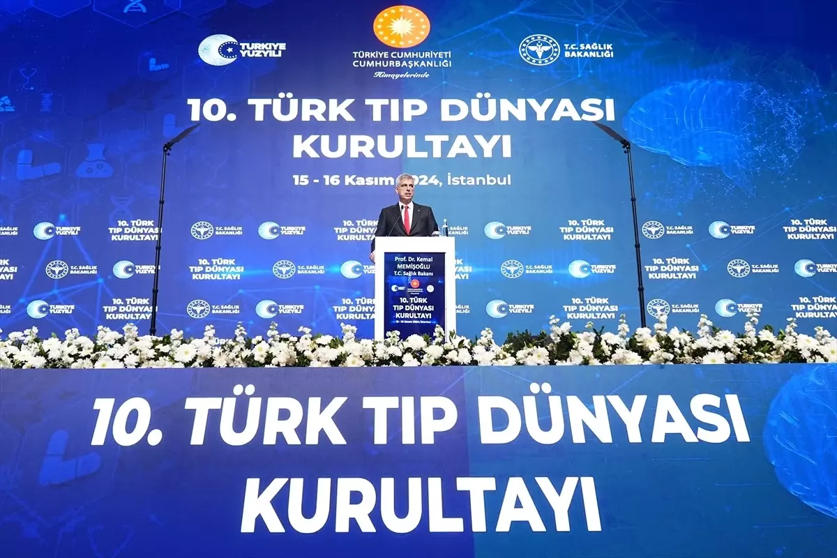 Sağlık Bakanı Memişoğlu "10. Türk Tıp Dünyası Kurultayı"nda konuştu Açıklaması