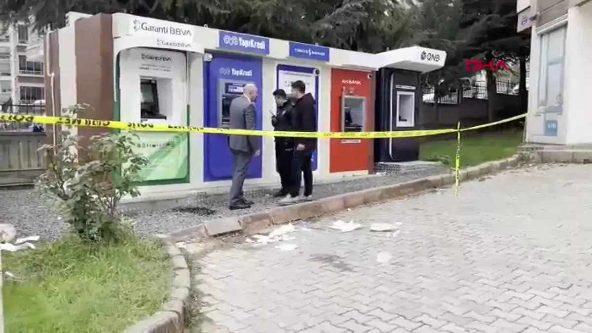 Samsun\'da ATM\'de Silahlı Saldırı