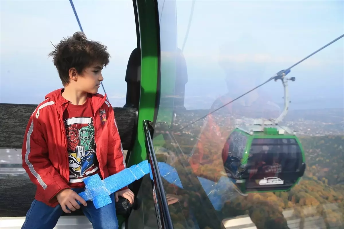 Kartepe Teleferiği ile Sonbahar Manzarası