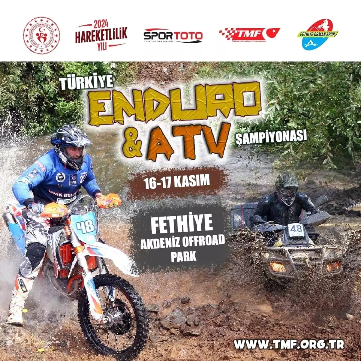 2024 Enduro ve ATV Şampiyonası Fethiye\'de