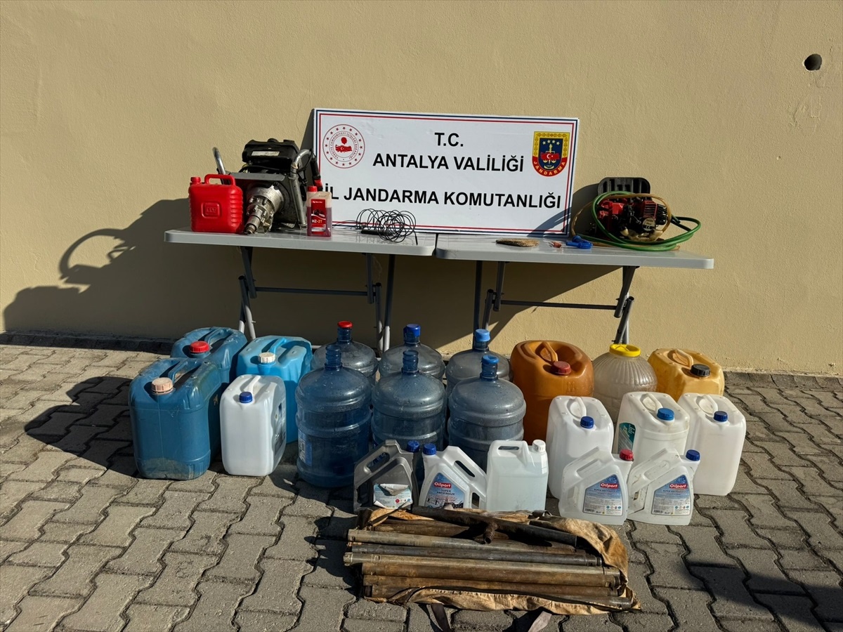 Antalya\'da Kaçak Kazı Operasyonu