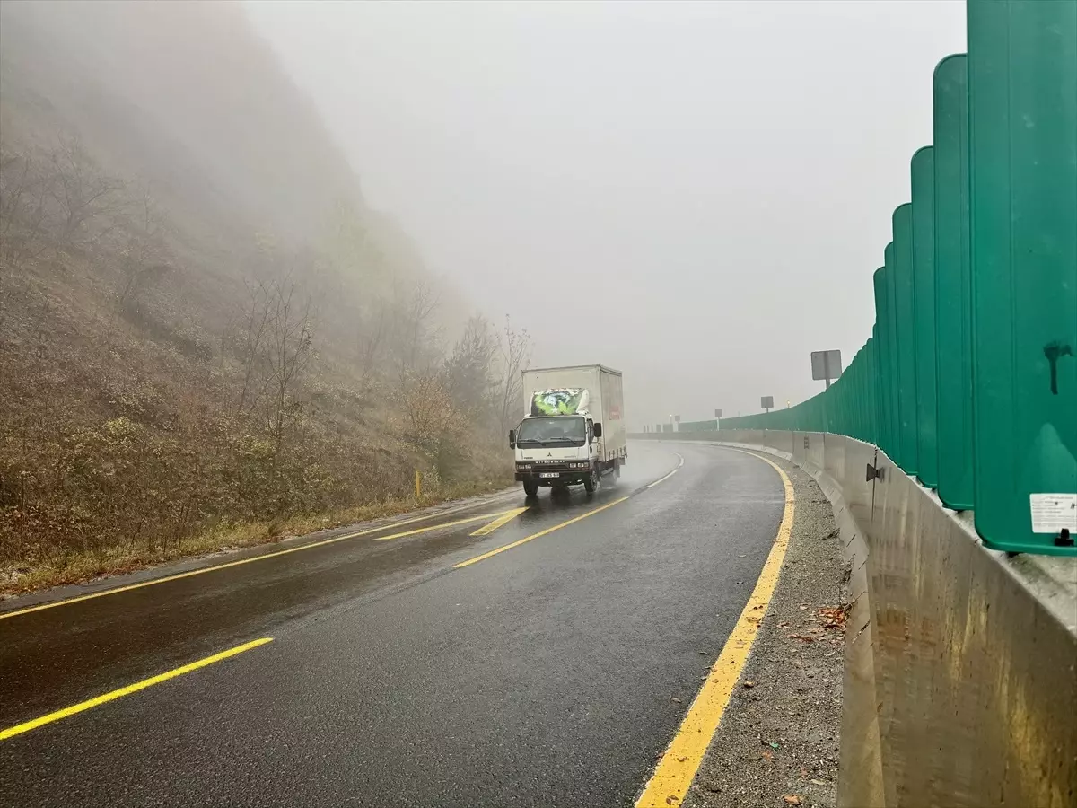 Bolu Dağı\'nda Sis Etkili