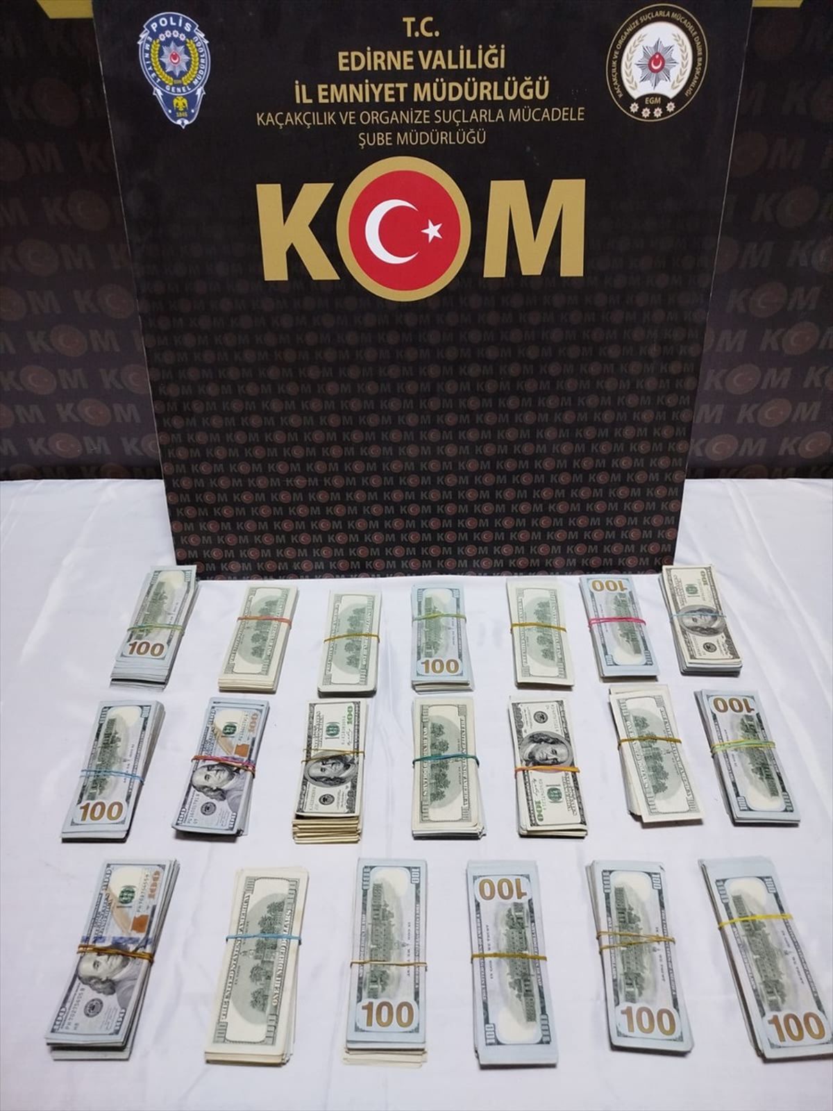 Edirne\'de Yasa Dışı Döviz Ele Geçirildi