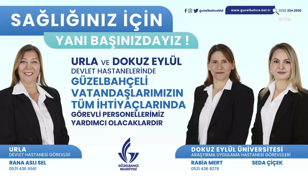 Güzelbahçe Belediyesi\'nden Hastanelere Destek