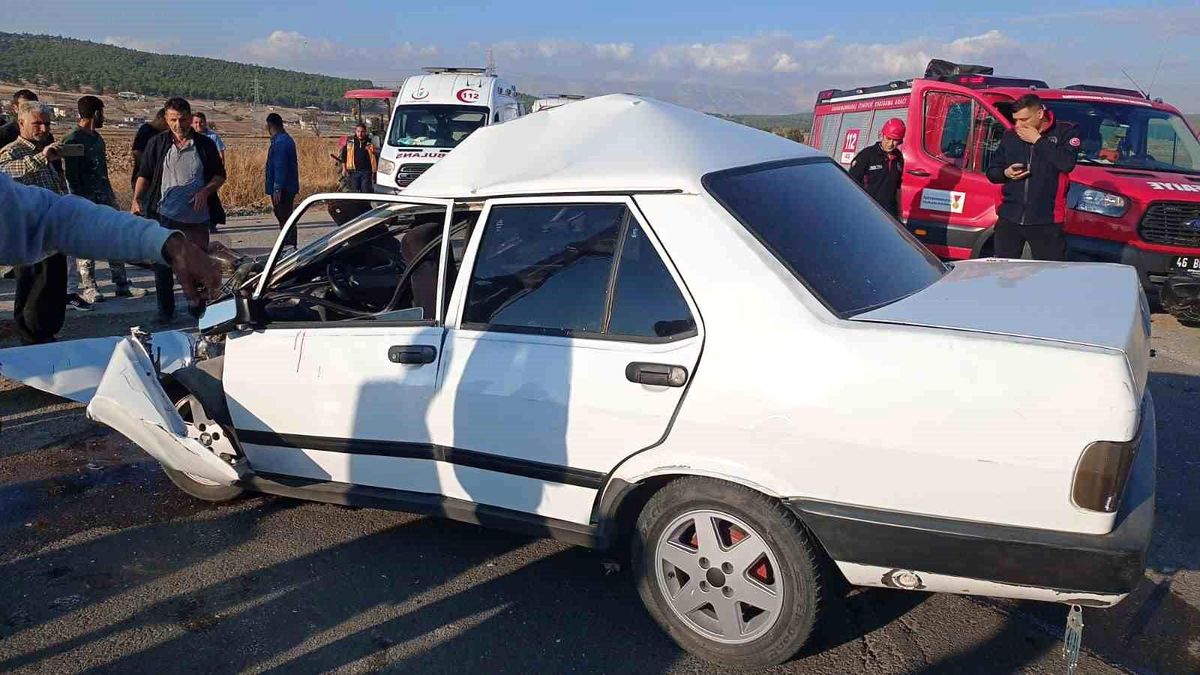 Kahramanmaraş\'ta Trafik Kazası: 1 Ölü, 3 Yaralı