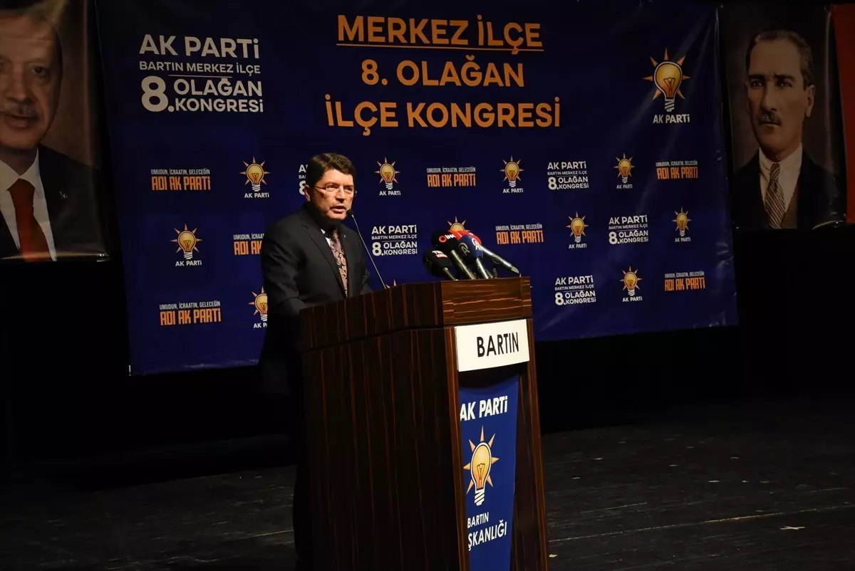 Adalet Bakanı Tunç, AK Parti\'nin Bartın ve Amasra kongrelerinde konuştu Açıklaması