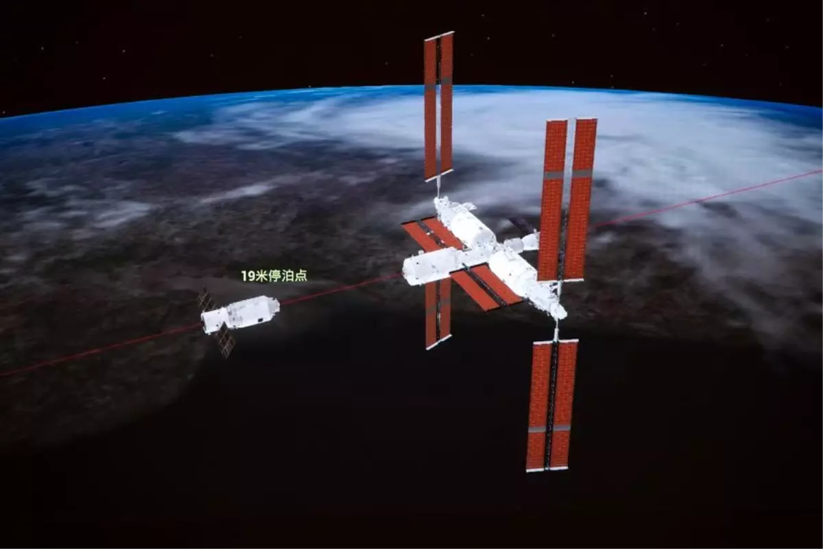 Tiangong\'a Kargo Teslimatı