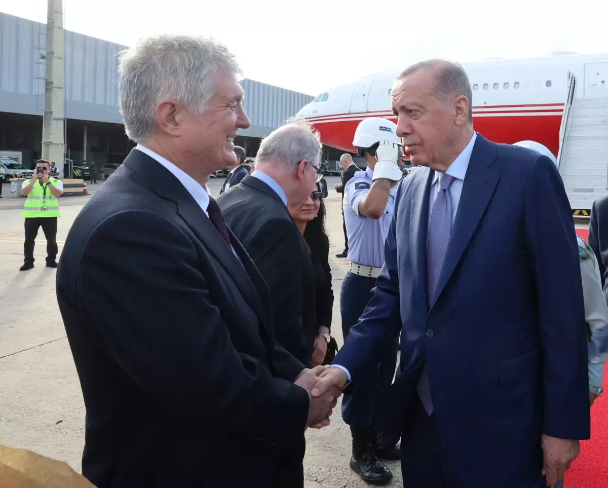 Cumhurbaşkanı Erdoğan, G20 Liderler Zirvesi\'ne katılmak için Brezilya\'da