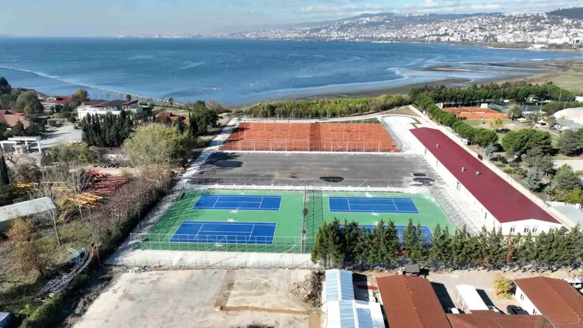 İzmit Tenis Merkezi inşaatında sona yaklaşıldı