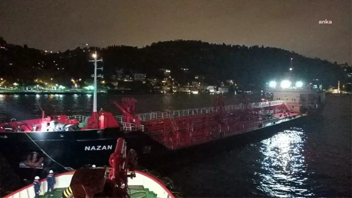 İstanbul Boğazı\'nda tanker arızası