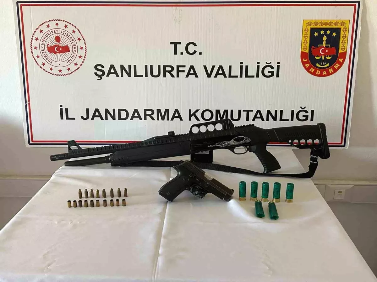 Şanlıurfa\'da Silah Kaçakçılığı Operasyonu