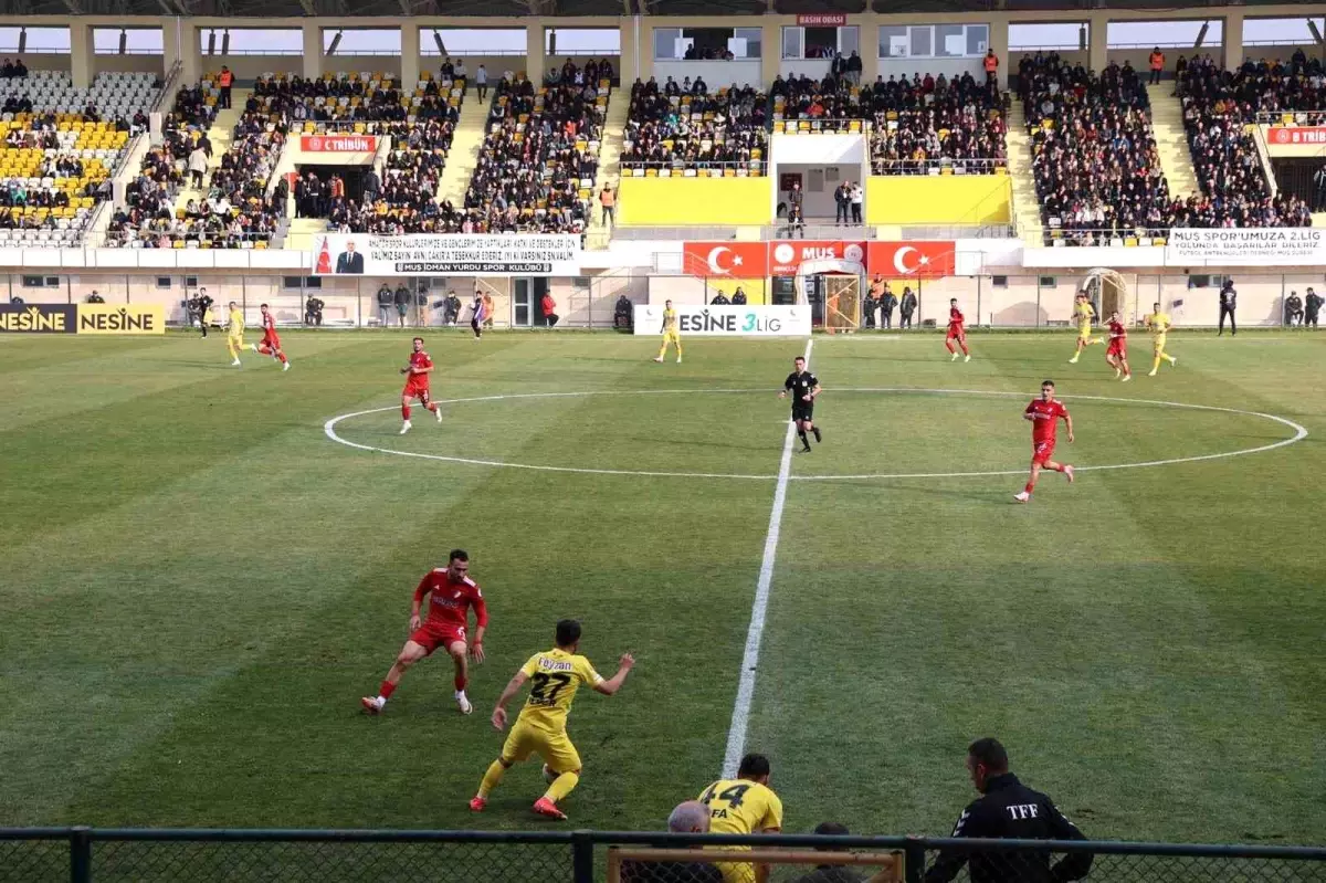 Muş Spor ve Düzcespor Berabere Kaldı