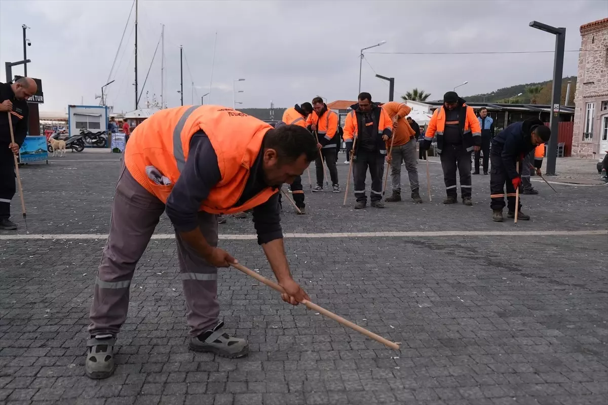 Ayvalık\'ta Çöp ve İzmarit Ceza!