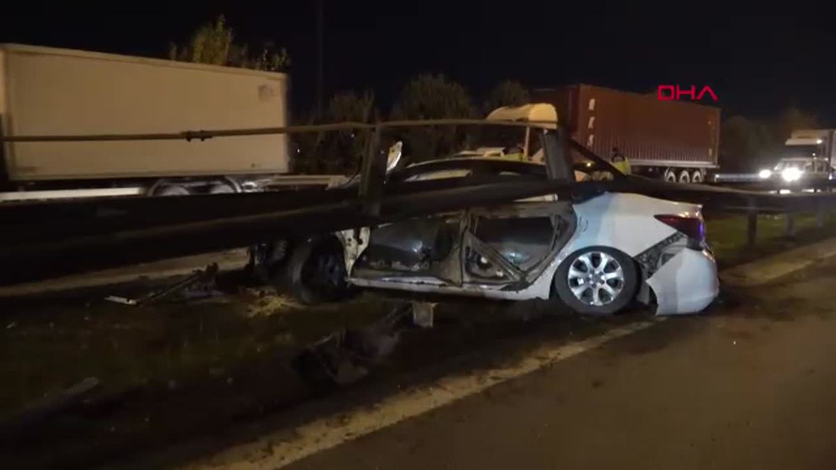 TEM Otoyolu\'nda Kaza: Sürücü Yaralandı, Trafik Yoğunluğu Oluştu
