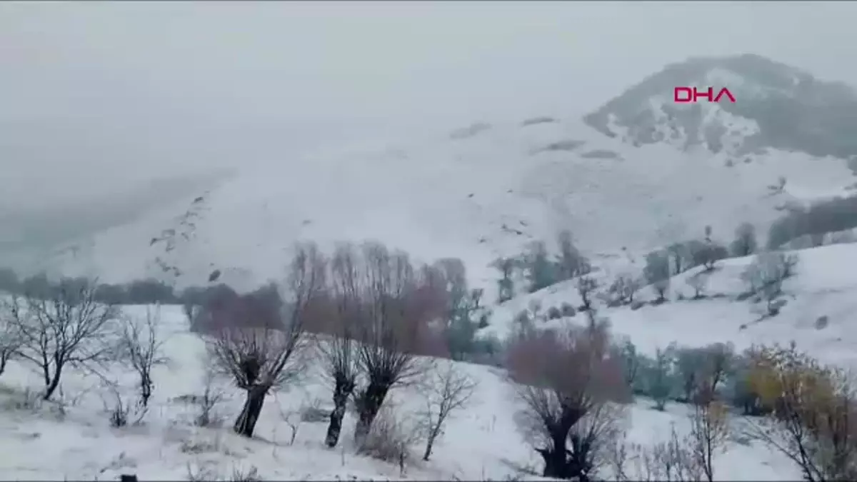 Tunceli\'de Sağanak Yağış, Ovacık\'ta Kar Yağışı