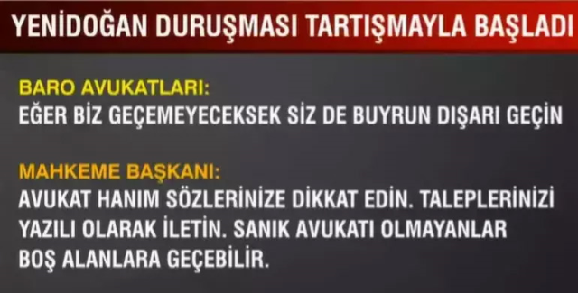 Yenidoğan çetesi davasında duruşma öncesi gerginlik çıktı