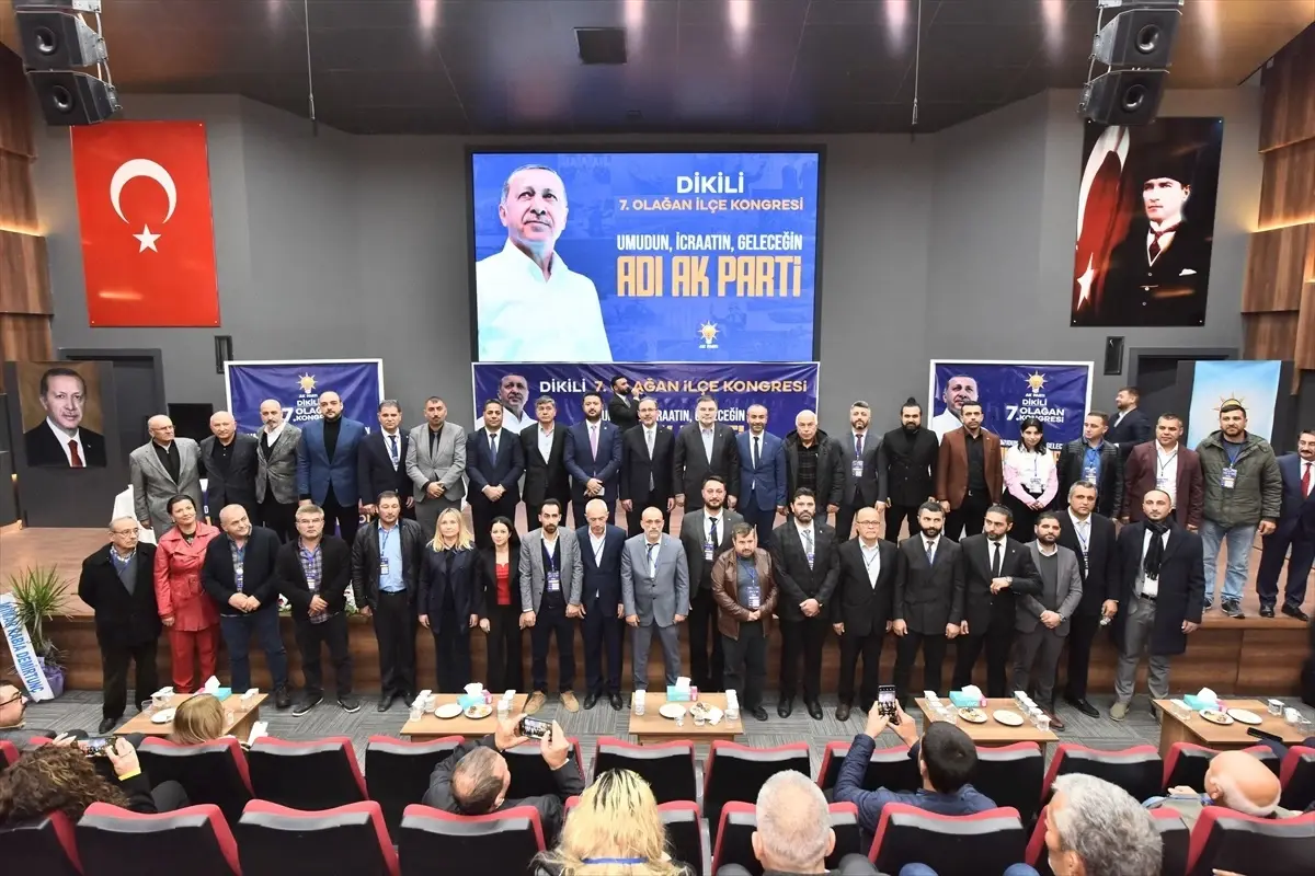 AK Parti Dikili 7. Olağan İlçe Kongresi yapıldı