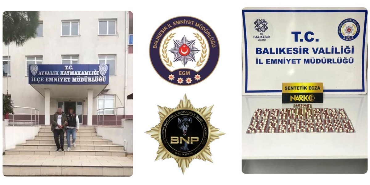 Ayvalık\'ta Uyuşturucu Operasyonu: 2 Tutuklama