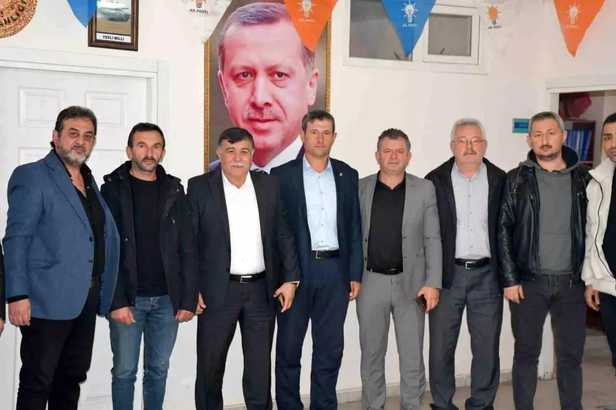 AK Parti Emet İlçe Başkanlığı\'na Yeni Seçilen Mustafa Kısa\'ya Ziyaret