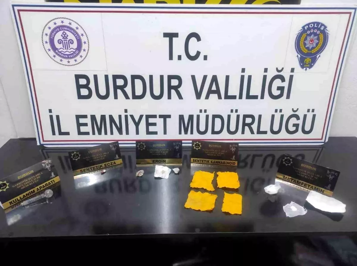 Burdur\'da Uyuşturucu Operasyonu: 2 Tutuklama